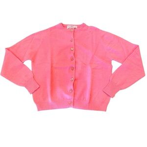 Vintage 50s 60s Pink Cardigan Jantzen Sweater sz 38 - M